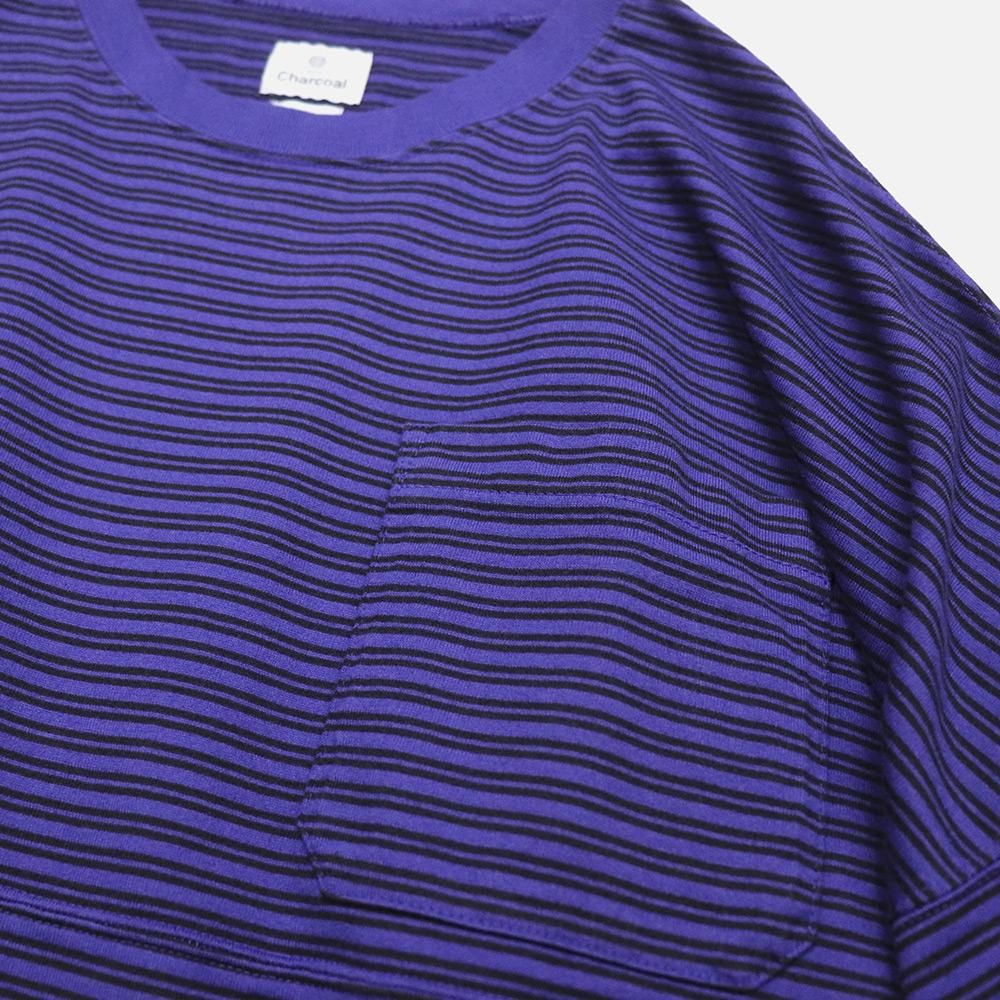 ORIGINAL Charcoalʥꥸʥ 㥳W/Border G-Dye L/S, SALEBRANDS, ORIGINAL Charcoal, NO.23-01-1-002