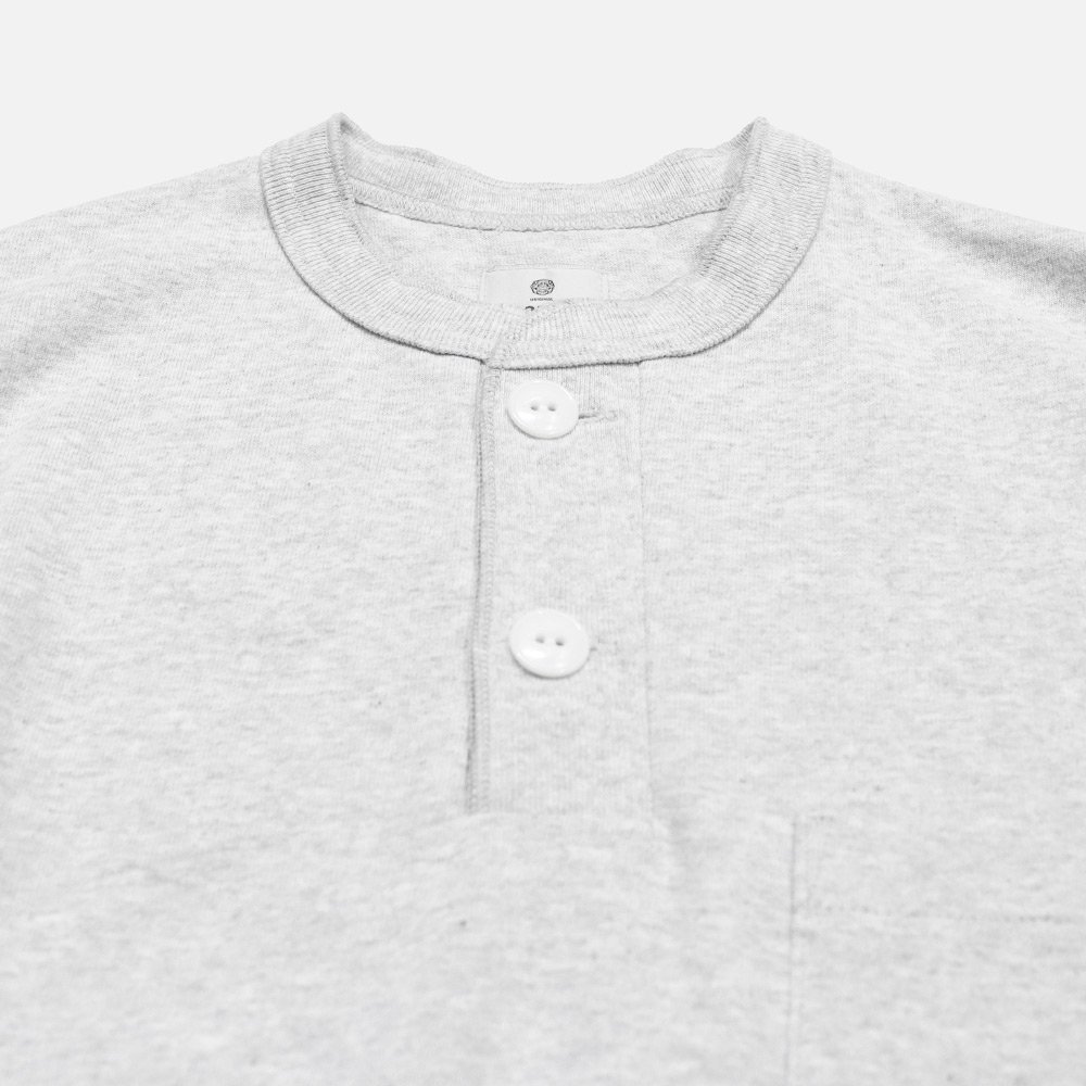 ORIGINAL Charcoalʥꥸʥ 㥳 29USA 2B Henley S/S, ORIGINAL Charcoal, T-Shirt, SweatS/S, NO.23-01-1-006