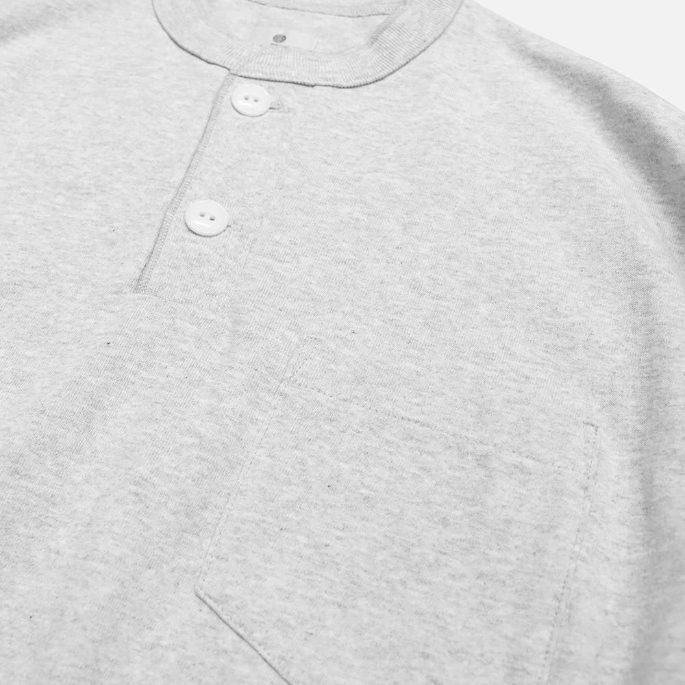 ORIGINAL Charcoalʥꥸʥ 㥳 29USA 2B Henley S/S, ORIGINAL Charcoal, T-Shirt, SweatS/S, NO.23-01-1-006