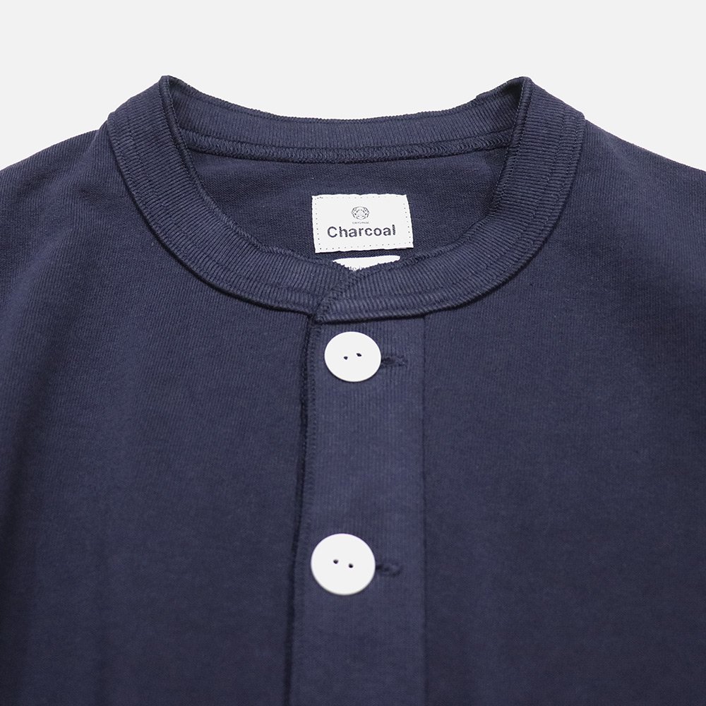 ORIGINAL Charcoalʥꥸʥ 㥳 29USA 2B Henley S/S, ORIGINAL Charcoal, T-Shirt, SweatS/S, NO.23-01-1-006