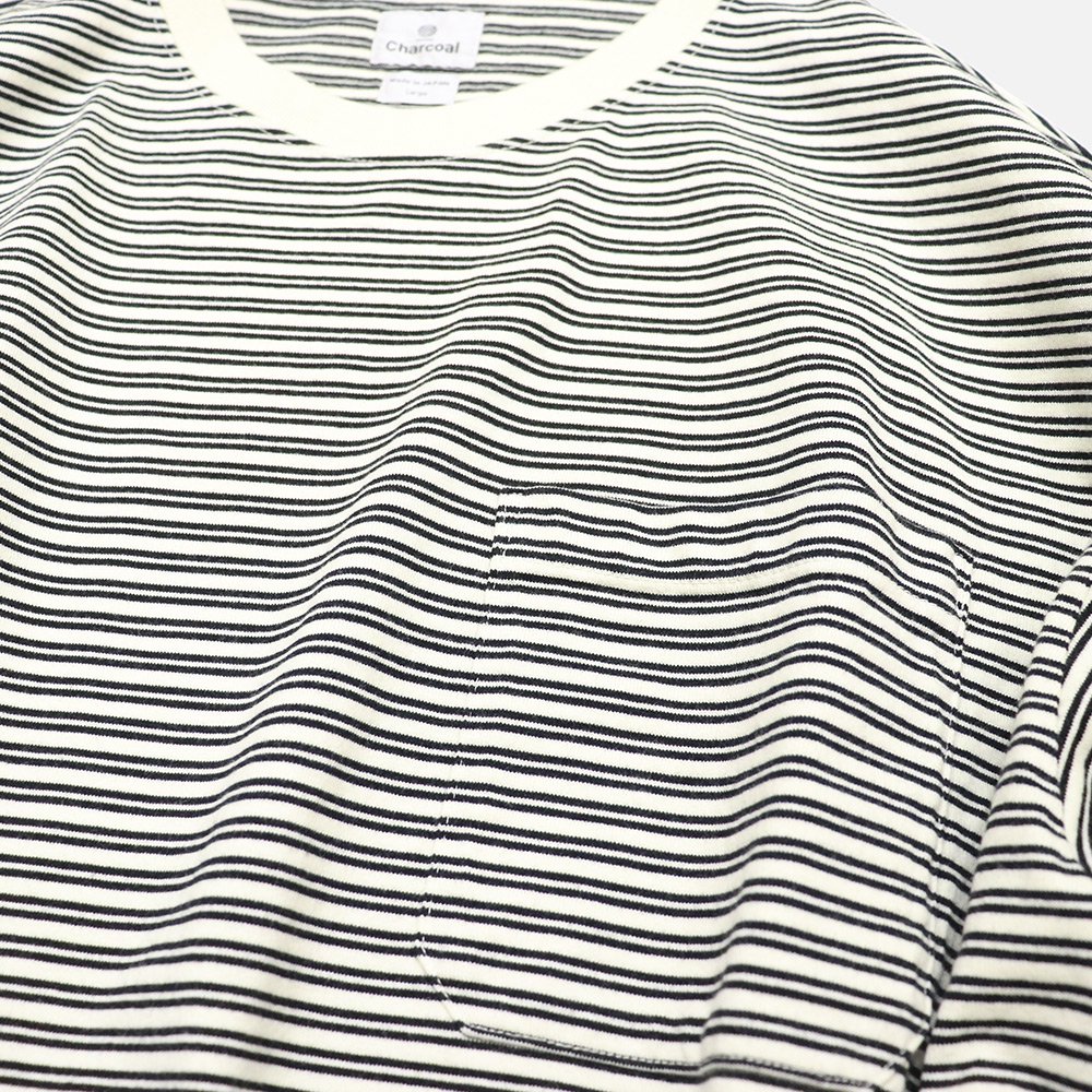 ORIGINAL Charcoalʥꥸʥ 㥳W/Border G-Dye S/S, ORIGINAL Charcoal, T-Shirt, SweatS/S, NO.23-01-1-008