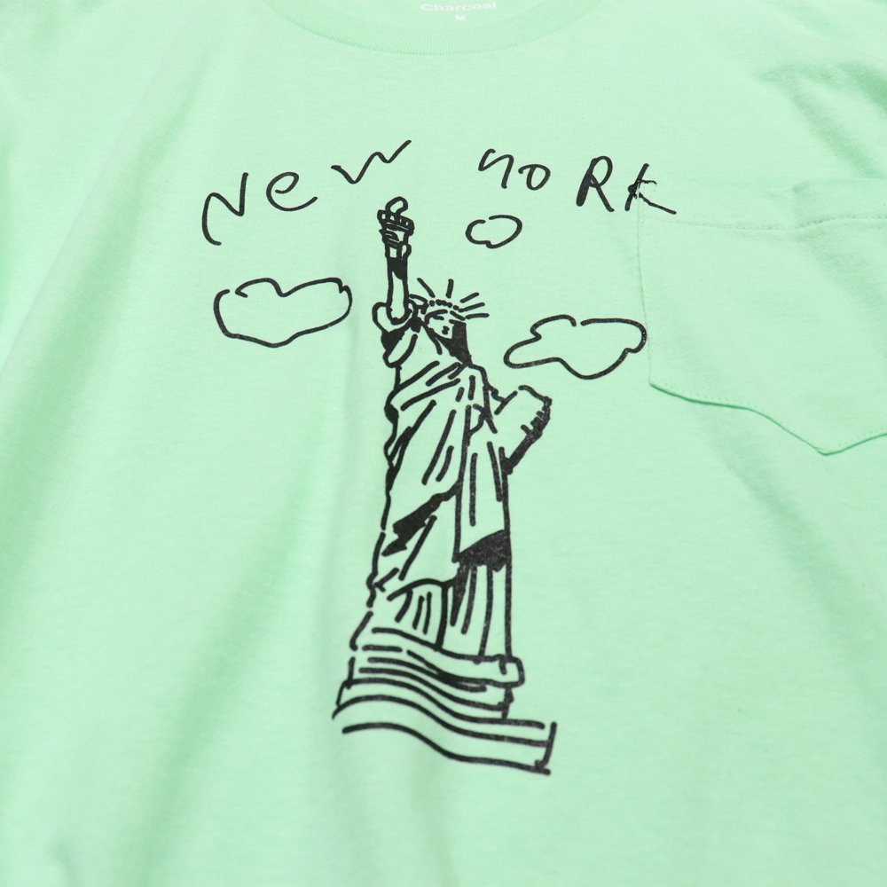 ORIGINAL Charcoalʥꥸʥ 㥳Print T New York, ORIGINAL Charcoal, T-Shirt, SweatS/S, NO.23-01-1-306