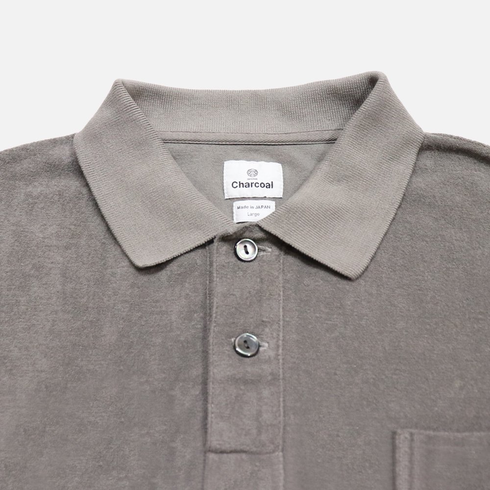 ORIGINAL Charcoalʥꥸʥ 㥳Pile Polo, ORIGINAL Charcoal, T-Shirt, SweatS/S, NO.23-01-1-350