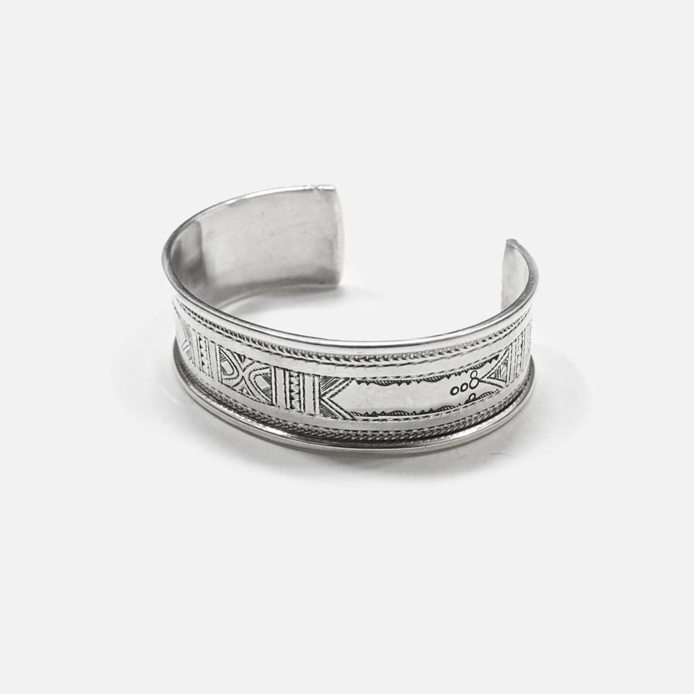 Adawat'n Tuaregʥå ȥ쥰 Silver Bangle, ORIGINAL Charcoal, TreasureOthers, NO.22-01-7-507
