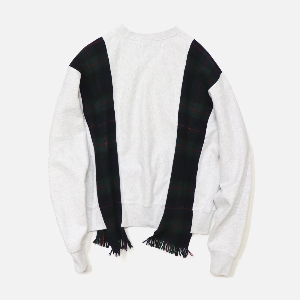 OLD PARK（オールド パーク）Scarf Wide Sweat - Charcoal TOKYO