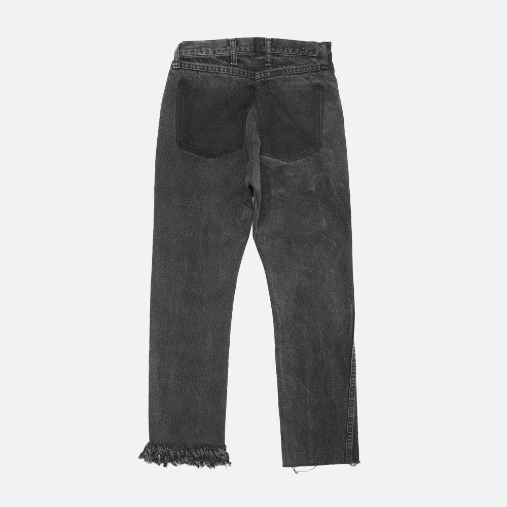 ファッション77circa fringe slim denim pants - omegasoft.co.id