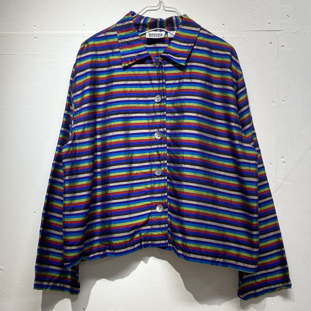 Vintage Silk Border Shirt Jacketʥơ 륯 ܡ ĥ㥱åȡ