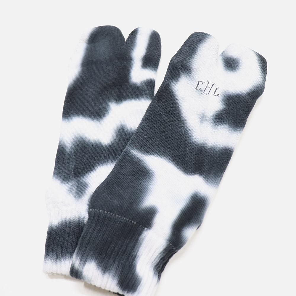 ORIGINAL Charcoalʥꥸʥ 㥳 Pile Tabi Socks Tie-Dye, ORIGINAL Charcoal, Socks, NO.23-22-4-004