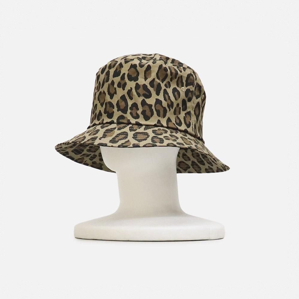 ORIGINAL Charcoalʥꥸʥ 㥳  Leopard Bucket Hat, ORIGINAL Charcoal, AccessoriesHead, NO.23-22-2-002