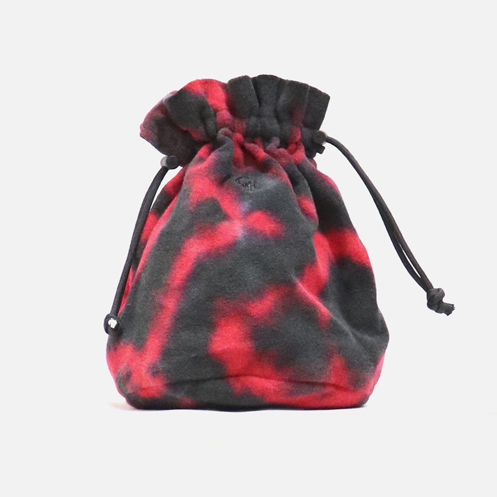 ORIGINAL Charcoalʥꥸʥ 㥳Pile Tie-Dye Kinchaku Bag