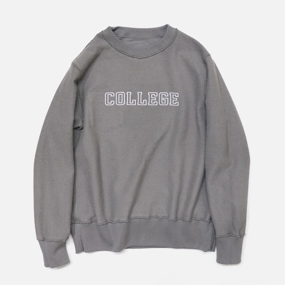ORIGINAL Charcoal(オリジナル チャコール)Reversible Sweat College ORIGINAL Charcoal(オリジナル チャコール)Reversible Sweat College