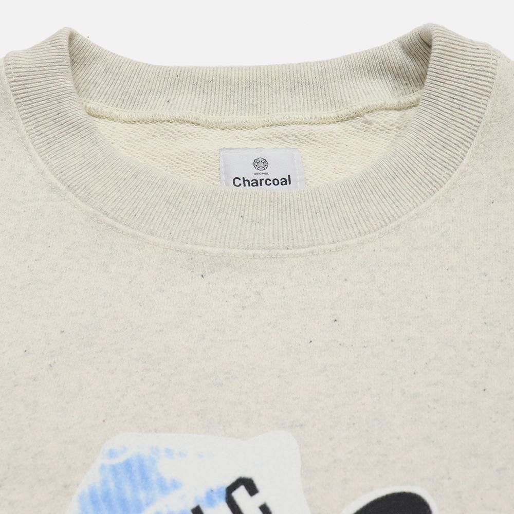 ORIGINAL Charcoalʥꥸʥ 㥳Reversible Sweat College Print, ORIGINAL Charcoal, T-Shirt, SweatL/S, NO.23-01-1-509