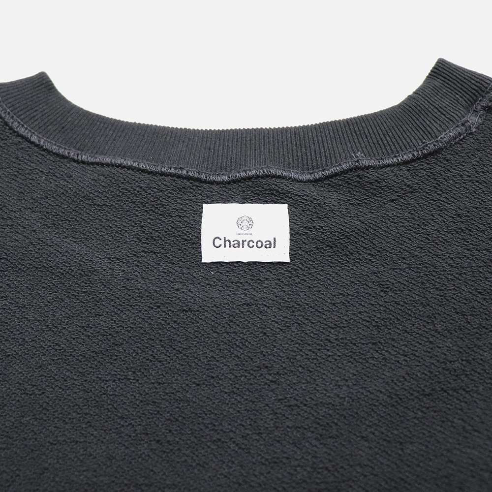 ORIGINAL Charcoalʥꥸʥ 㥳Reversible Sweat Font Print, ORIGINAL Charcoal, T-Shirt, SweatL/S, NO.23-01-1-510
