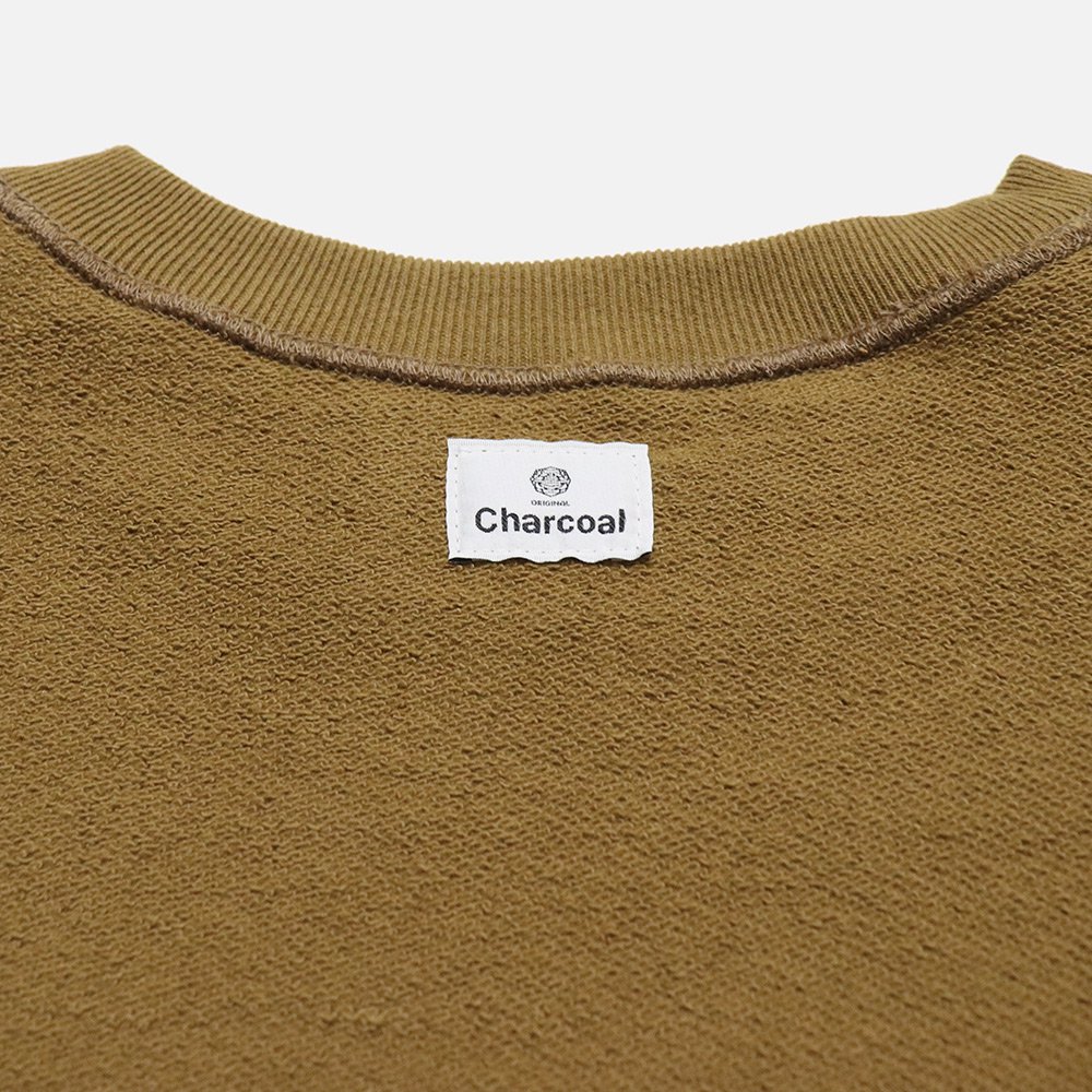 ORIGINAL Charcoalʥꥸʥ 㥳Reversible Sweat Font Print, ORIGINAL Charcoal, T-Shirt, SweatL/S, NO.23-01-1-510