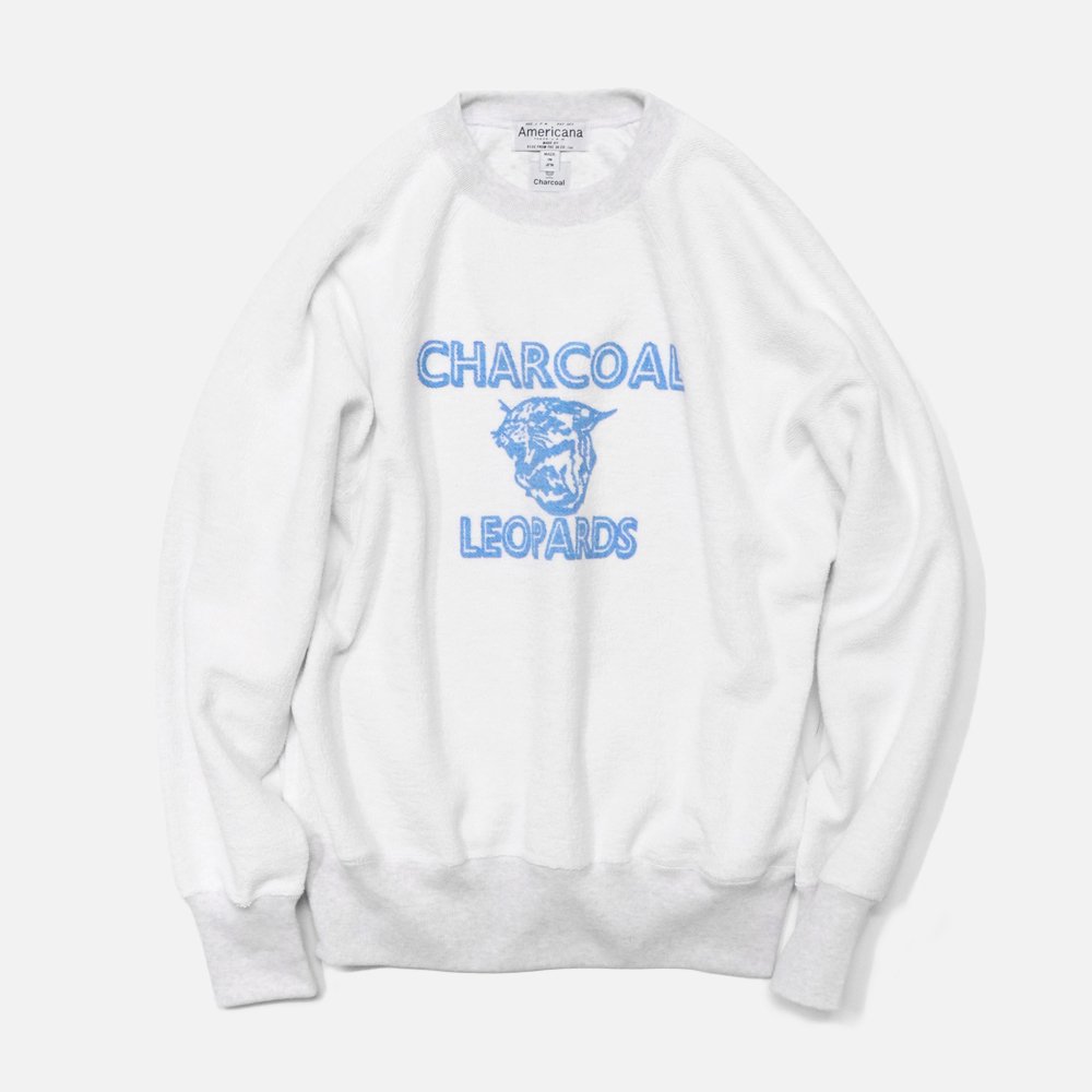 ORIGINAL Charcoalʥꥸʥ 㥳ˡ AmericanaʥꥫʡISO Leopards Crew, ORIGINAL Charcoal, T-Shirt, SweatL/S, NO.23-02-1-545
