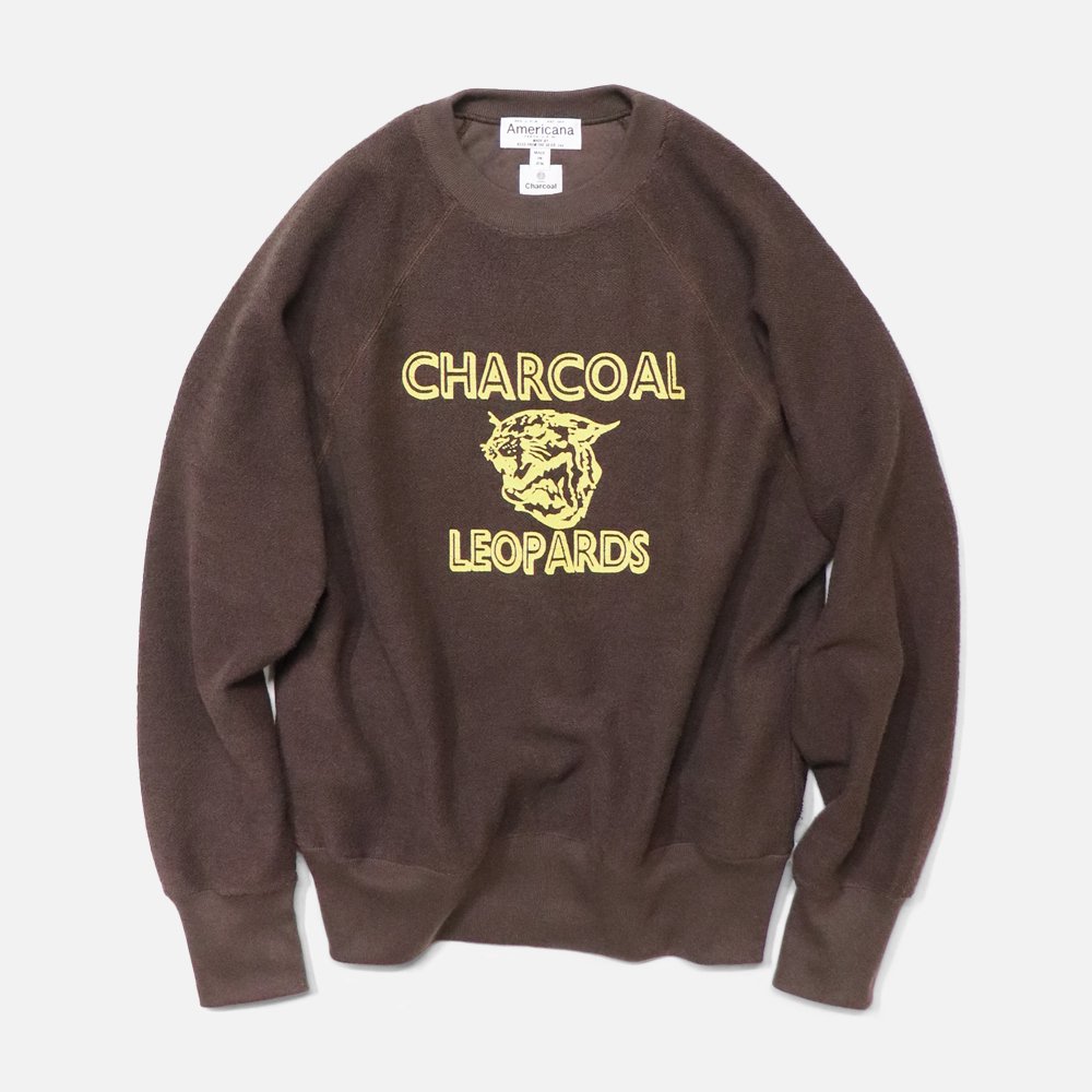 ORIGINAL Charcoalʥꥸʥ 㥳ˡ AmericanaʥꥫʡISO Leopards Crew, ORIGINAL Charcoal, T-Shirt, SweatL/S, NO.23-02-1-545
