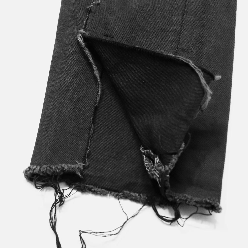 OLD PARK(オールド パーク)Slit Jeans - Charcoal TOKYO OLD PARK(オールド パーク)Slit Jeans - Charcoal TOKYO