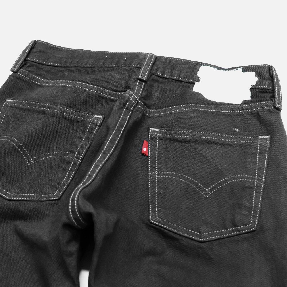 OLD PARK（オールド パーク）Slit Jeans - Charcoal TOKYO Online Store
