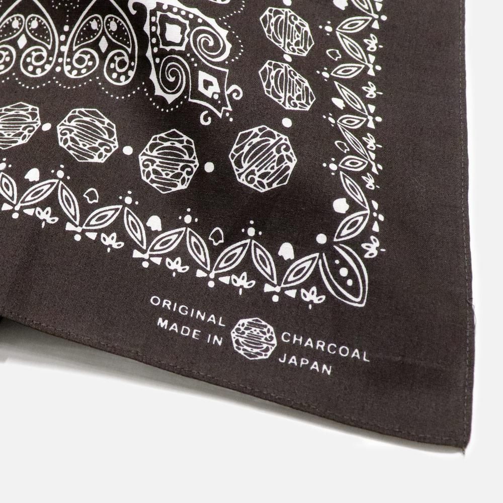 ORIGINAL Charcoalʥꥸʥ 㥳Tenugui Bandana, ORIGINAL Charcoal, Bandana / Neck Wear, NO.23-29-3-630