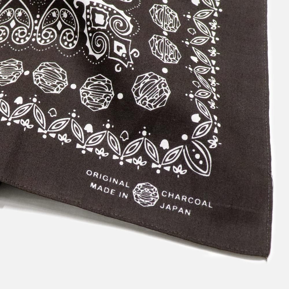 ORIGINAL Charcoalʥꥸʥ 㥳Tenugui Bandana, ORIGINAL Charcoal, AccessoriesNeck, NO.23-29-3-630