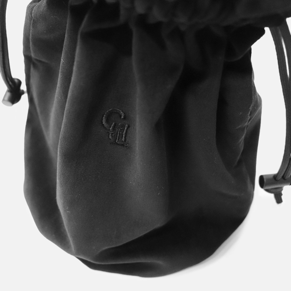 ORIGINAL Charcoalʥꥸʥ 㥳Velour Kinchaku Bag, ORIGINAL Charcoal, Bag, NO.23-22-5-619