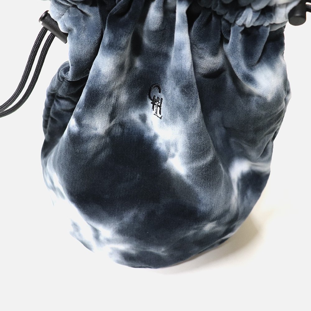 ORIGINAL Charcoalʥꥸʥ 㥳Velour Kinchaku Bag H/Dye, ORIGINAL Charcoal, Bag, NO.23-22-5-621