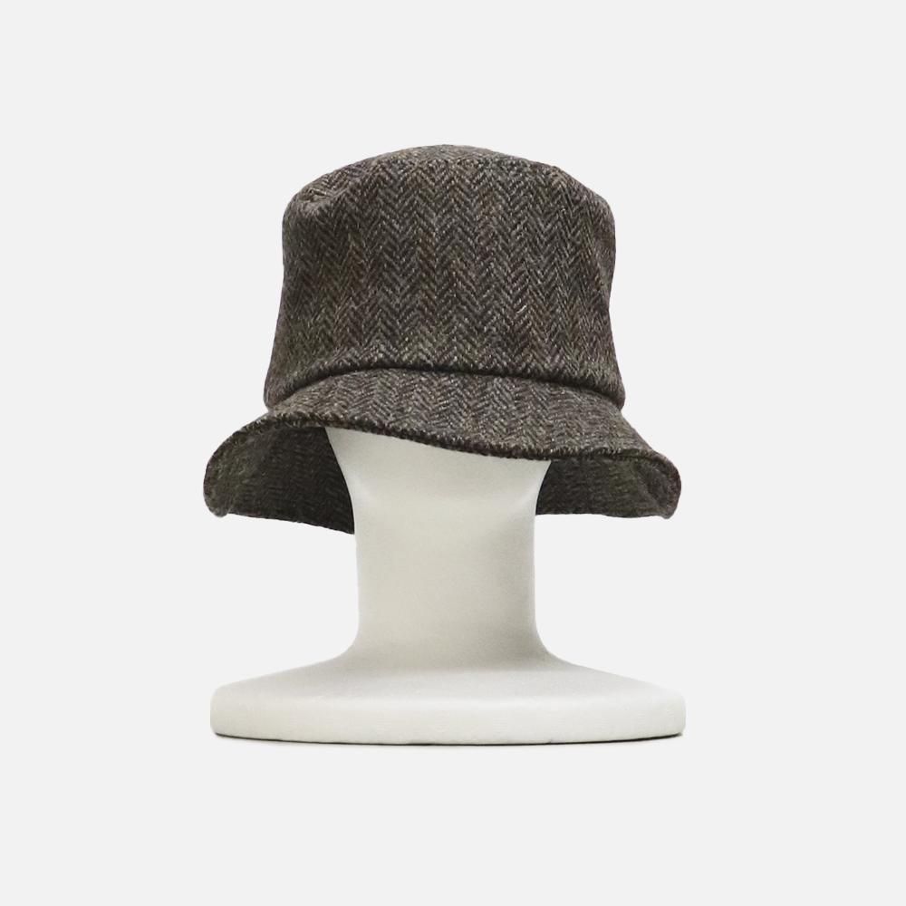 ORIGINAL Charcoalʥꥸʥ 㥳 Harris Tweed Bucket Hat, ORIGINAL Charcoal, AccessoriesHead, NO.23-22-2-600