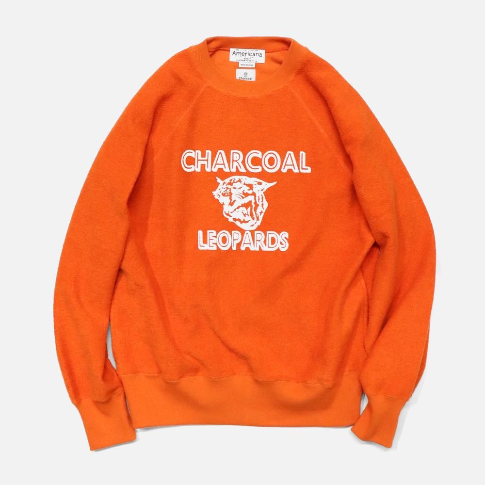 ORIGINAL Charcoalʥꥸʥ 㥳ˡ AmericanaʥꥫʡLeopards Crew L/S, ORIGINAL Charcoal, T-Shirt, SweatL/S, NO.24-02-1-050