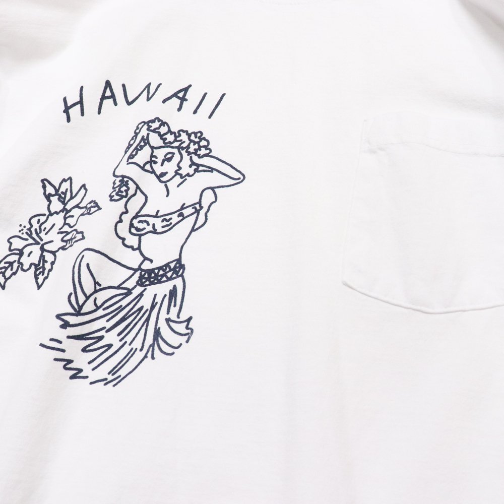 Bodocosʥܥɥ USA N/Print T Hawaii L/S, Bodocos, T-Shirt, SweatL/S, NO.24-50-1-043