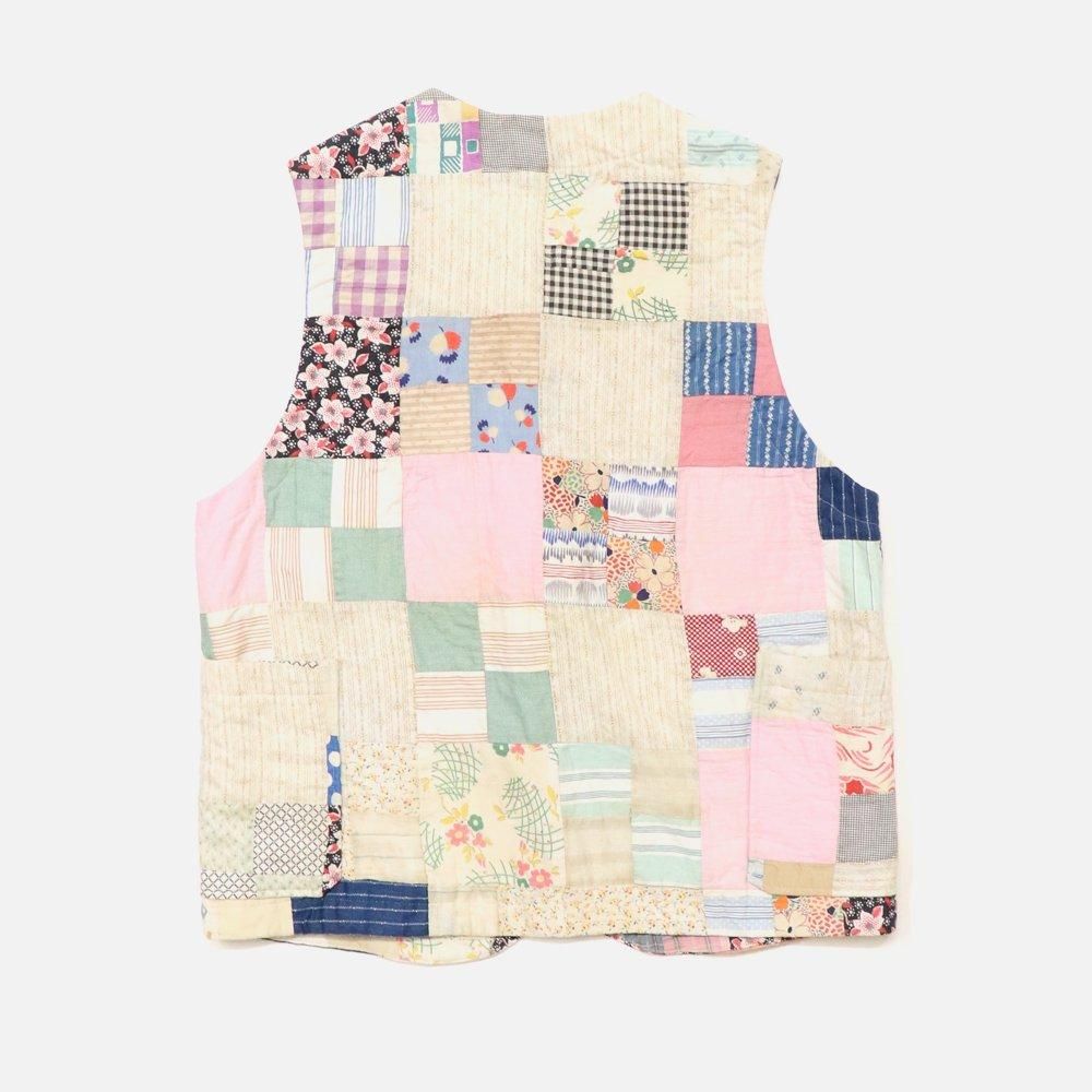 BodocosʥܥɥˡVintage Quilt Vest, Bodocos, Vest / Sleeveless, NO.24-50-6-037