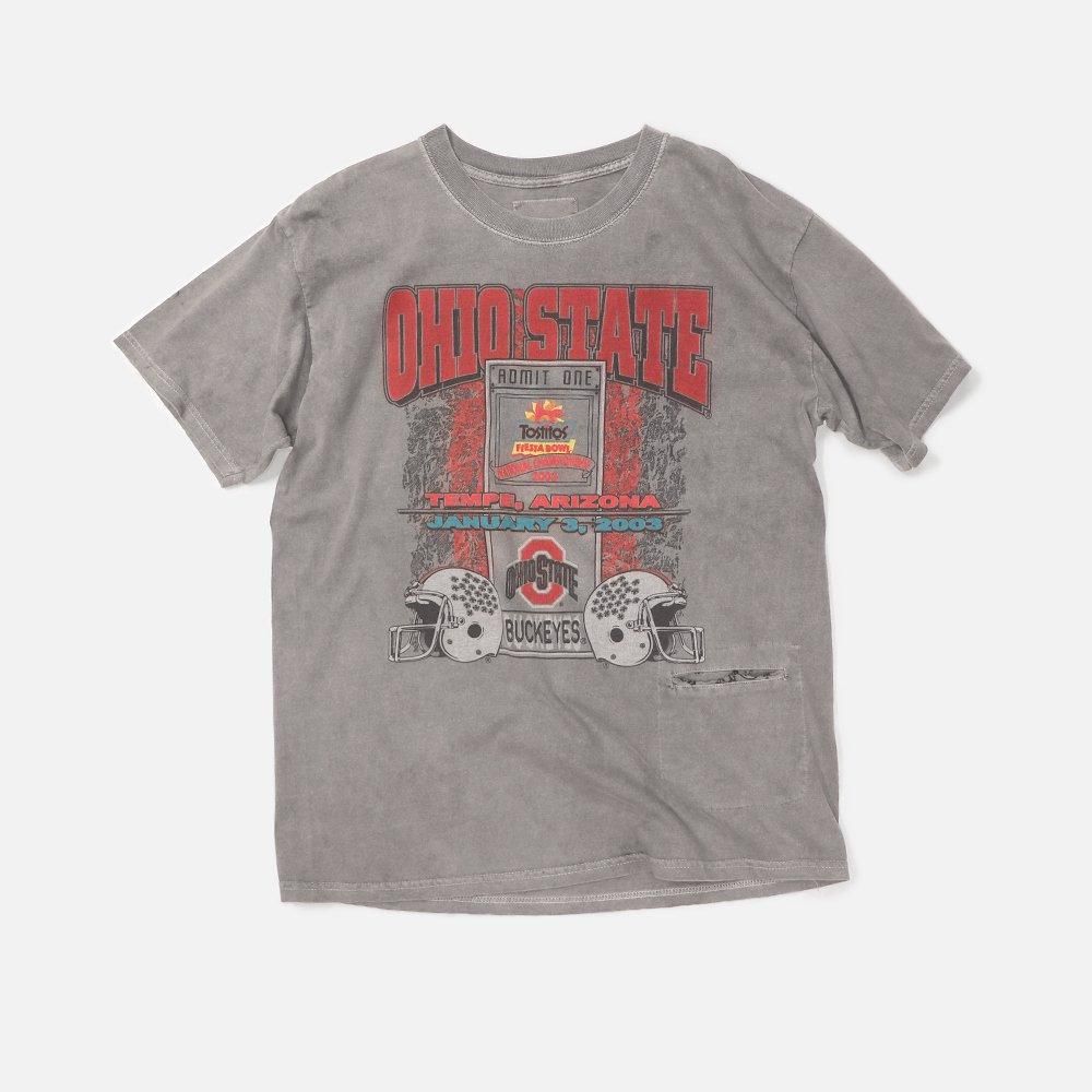 BodocosʥܥɥV Bio-Charcoal Dye Print T S/S  2