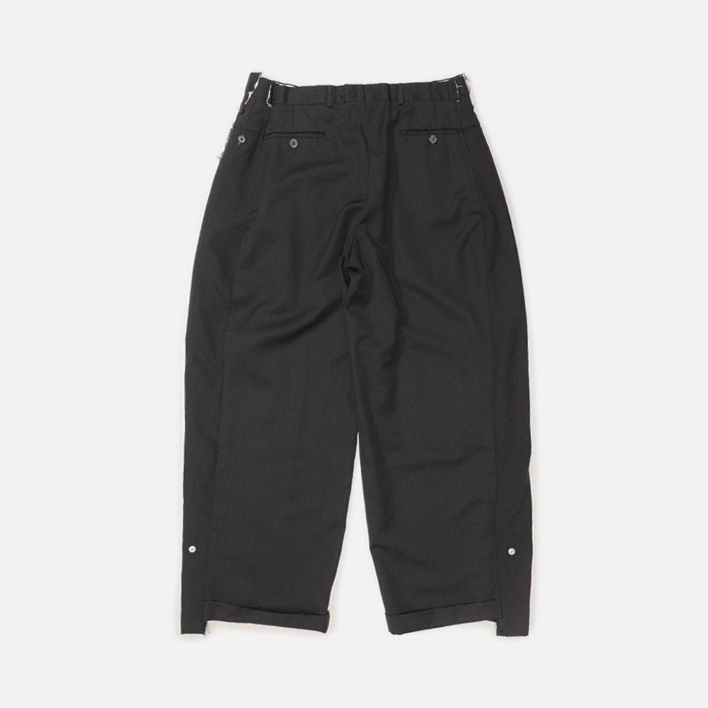 OLD PARK(オールド パーク)〉 ZIP BAGGY PT ② - Charcoal OLD PARK(オールド パーク)〉 ZIP BAGGY PT ② - Charcoal