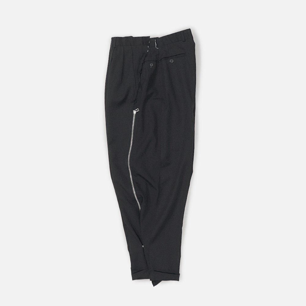OLD PARK(オールド パーク)〉 ZIP BAGGY PT ② - Charcoal OLD PARK(オールド パーク)〉 ZIP BAGGY PT ② - Charcoal