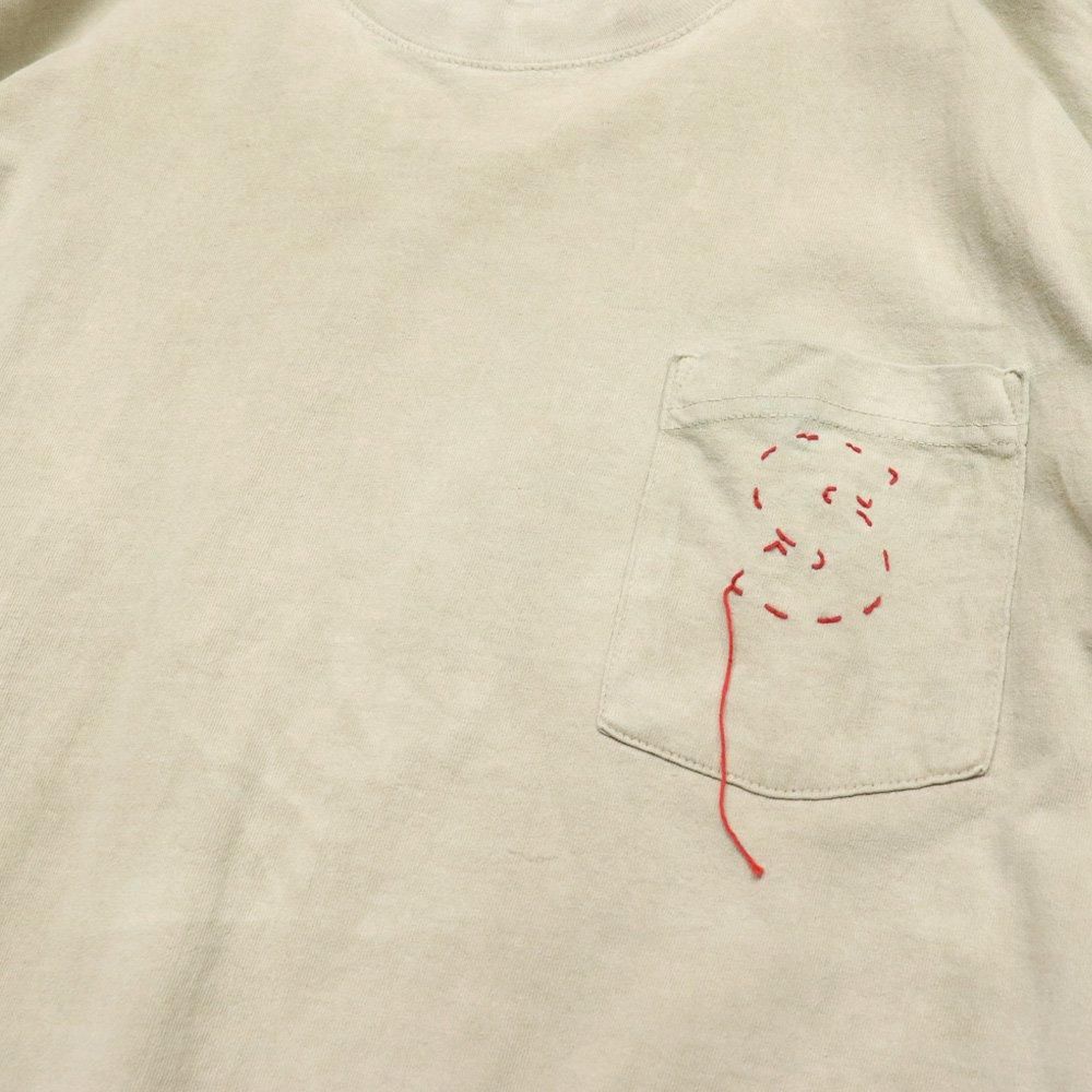 BodocosʥܥɥUSA Natural Die S EMB S/S, Bodocos, T-Shirt, SweatS/S, NO.24-50-1-046