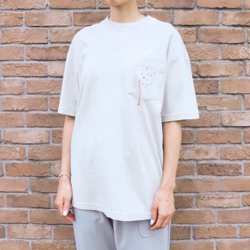 BodocosʥܥɥUSA Natural Die S EMB S/S, Bodocos, T-Shirt, SweatS/S, NO.24-50-1-046