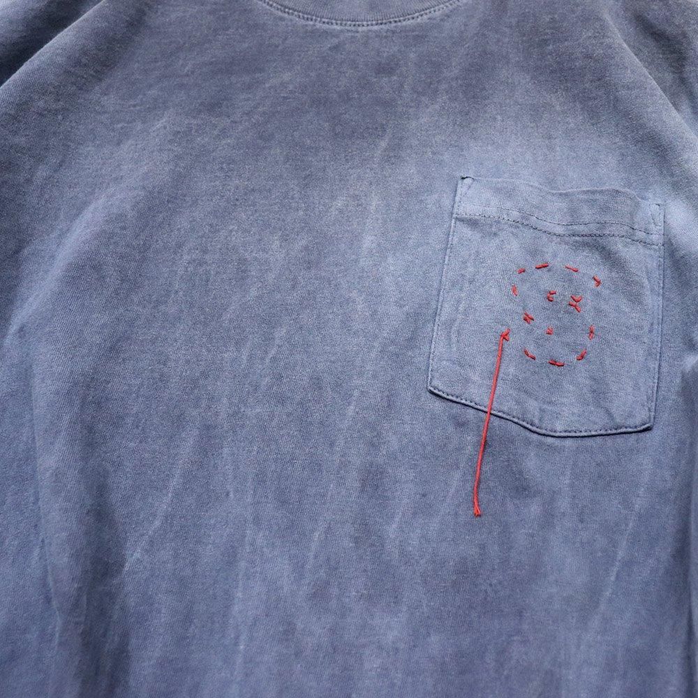 BodocosʥܥɥUSA Natural Die S EMB S/S, Bodocos, T-Shirt, SweatS/S, NO.24-50-1-046