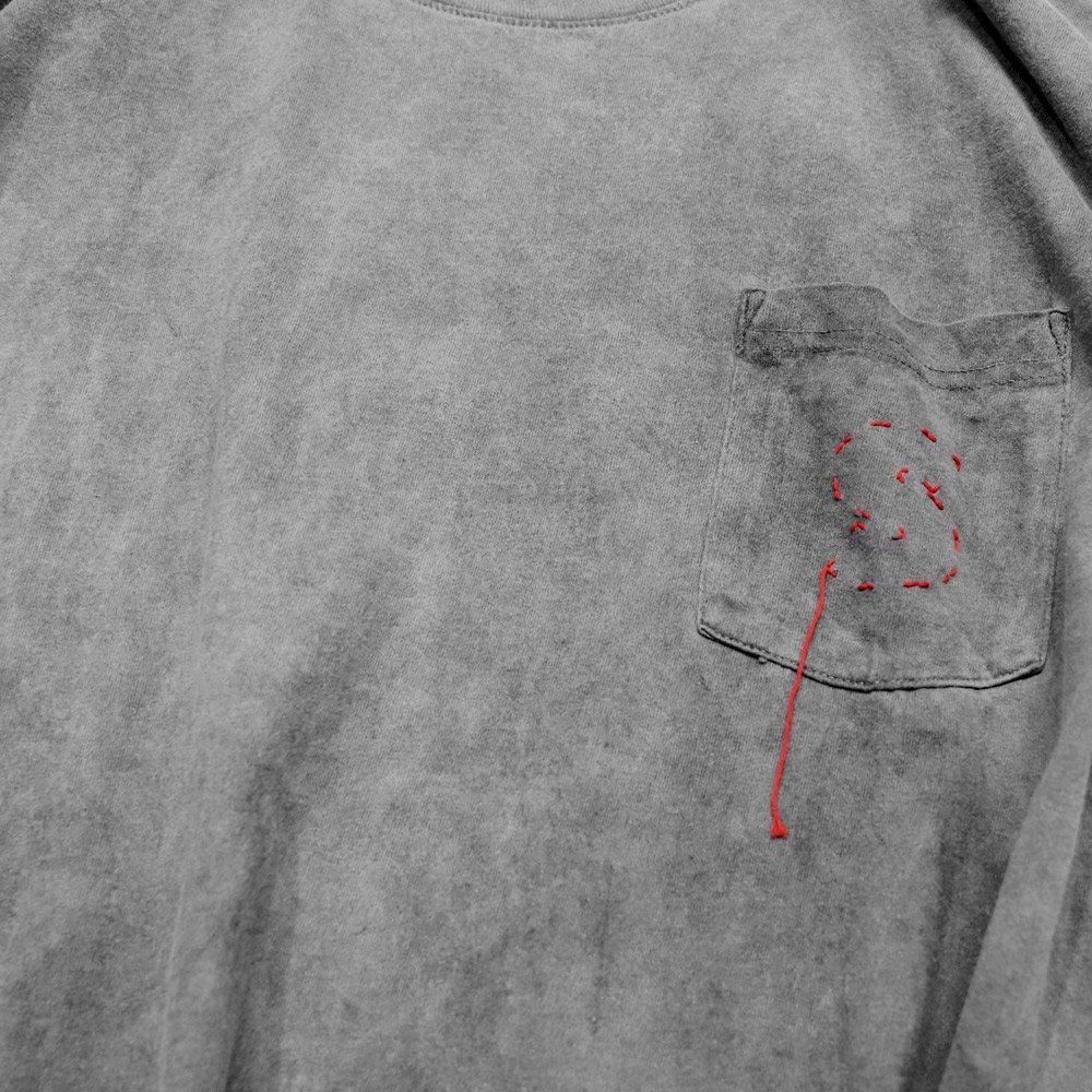 BodocosʥܥɥUSA Natural Die S EMB S/S, Bodocos, T-Shirt, SweatS/S, NO.24-50-1-046