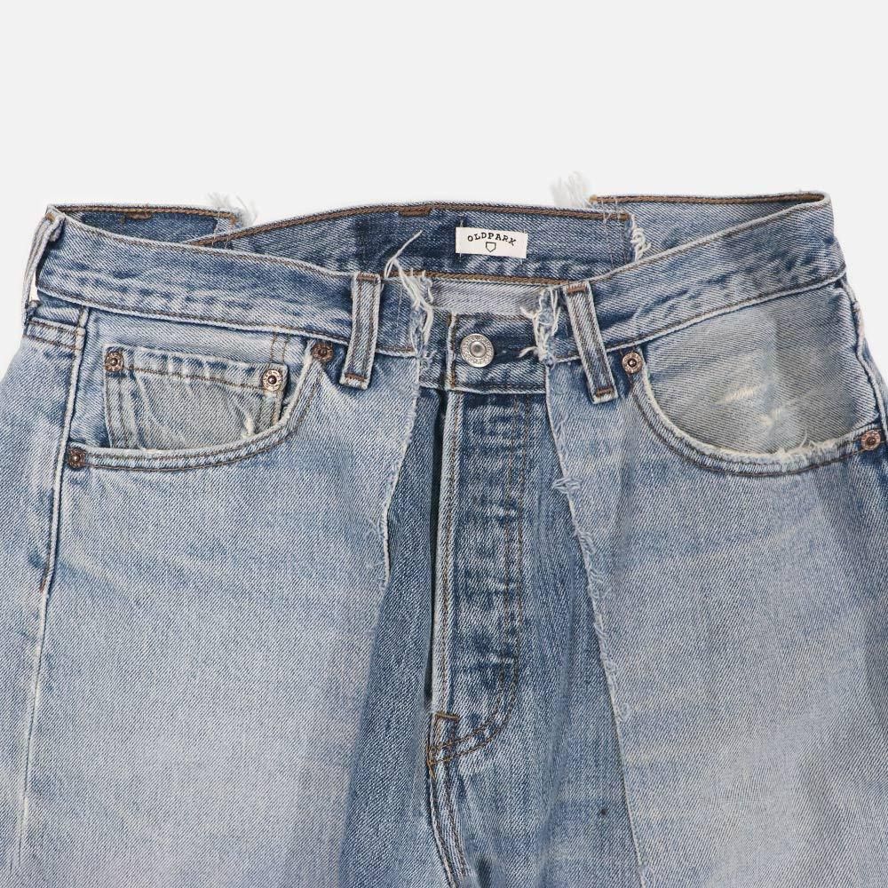 OLD PARK（オールド パーク）〉 Baggy Jeans L-1 - Charcoal