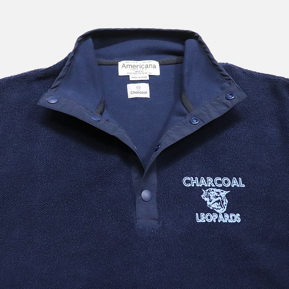 ORIGINAL Charcoalʥꥸʥ 㥳ˡ AmericanaʥꥫʡLeopards  Snap P/O, ORIGINAL Charcoal, T-Shirt, SweatL/S, NO.24-02-1-735