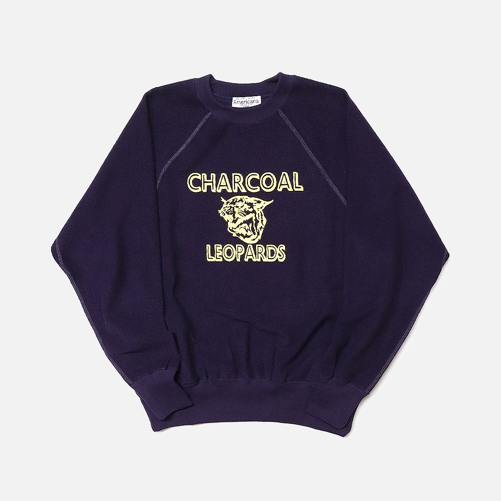 ORIGINAL Charcoalʥꥸʥ 㥳ˡ AmericanaʥꥫʡLeopards  Crew L/S, ORIGINAL Charcoal, T-Shirt, SweatL/S, NO.24-02-1-736