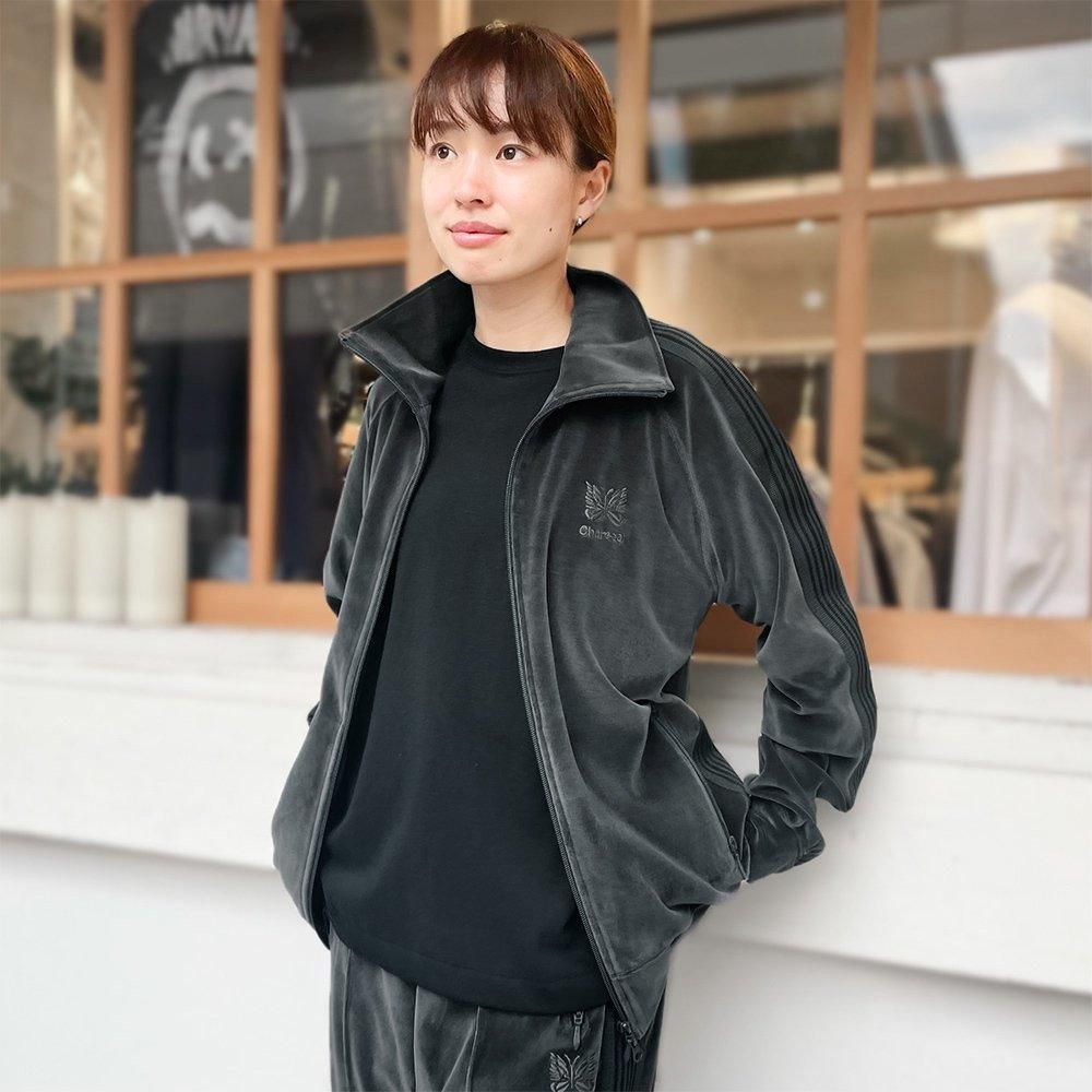 正規品】needles ニードルス ベロア セットアップ 着用 サイズM 正規品】needles ニードルス ベロア セットアップ 着用 サイズM