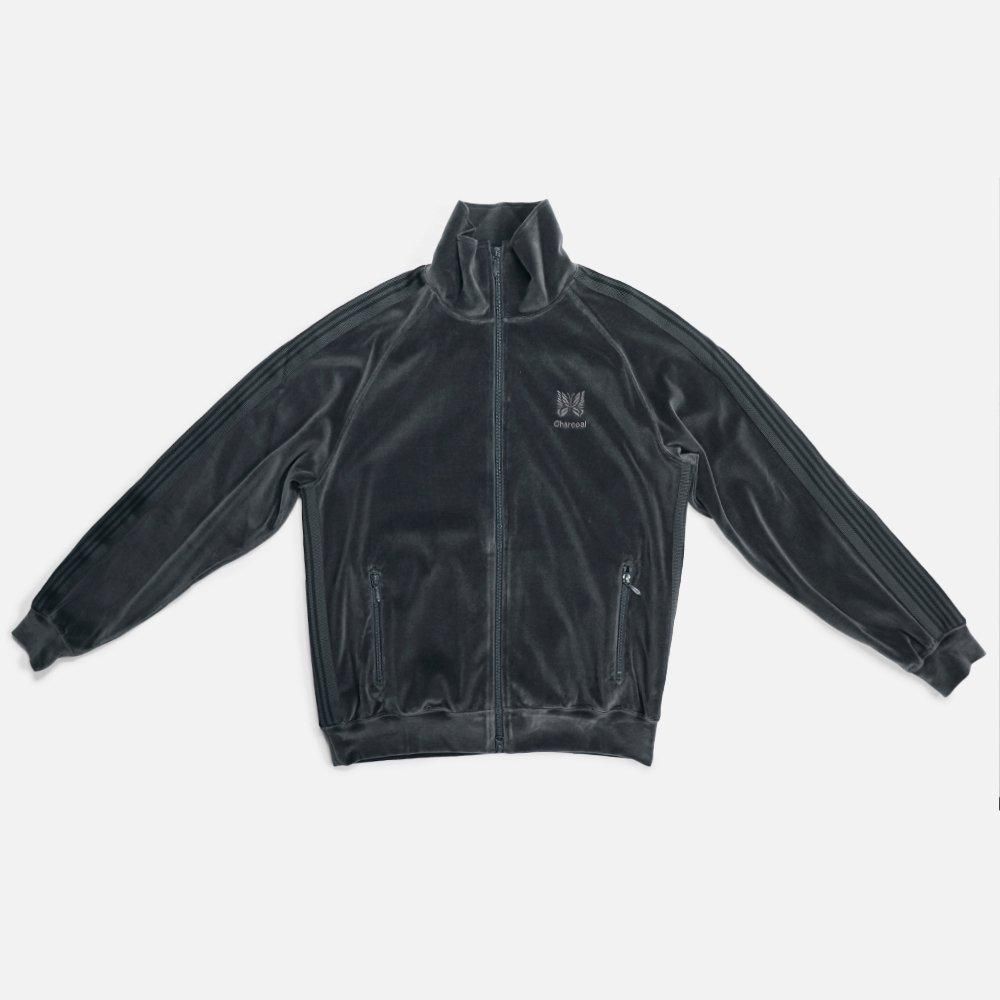 Needles(ニードルズ)〉 別注 Velour Track Jacket - Charcoal Needles(ニードルズ)〉 別注 Velour Track Jacket - Charcoal