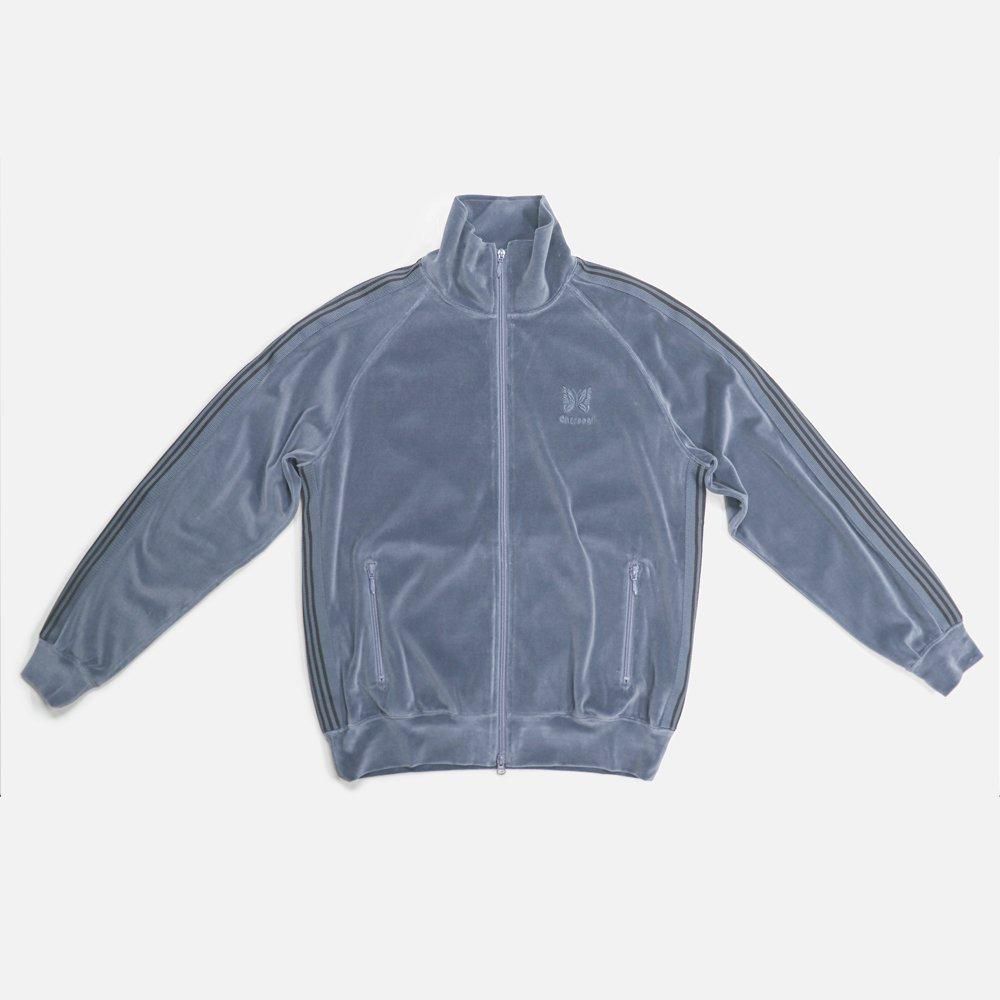 Needles(ニードルズ)〉 別注 Velour Track Jacket - Charcoal Needles(ニードルズ)〉 別注 Velour Track Jacket - Charcoal
