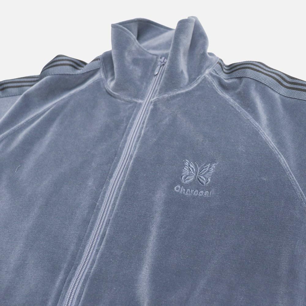 Needles(ニードルズ)〉 別注 Velour Track Jacket - Charcoal Needles(ニードルズ)〉 別注 Velour Track Jacket - Charcoal