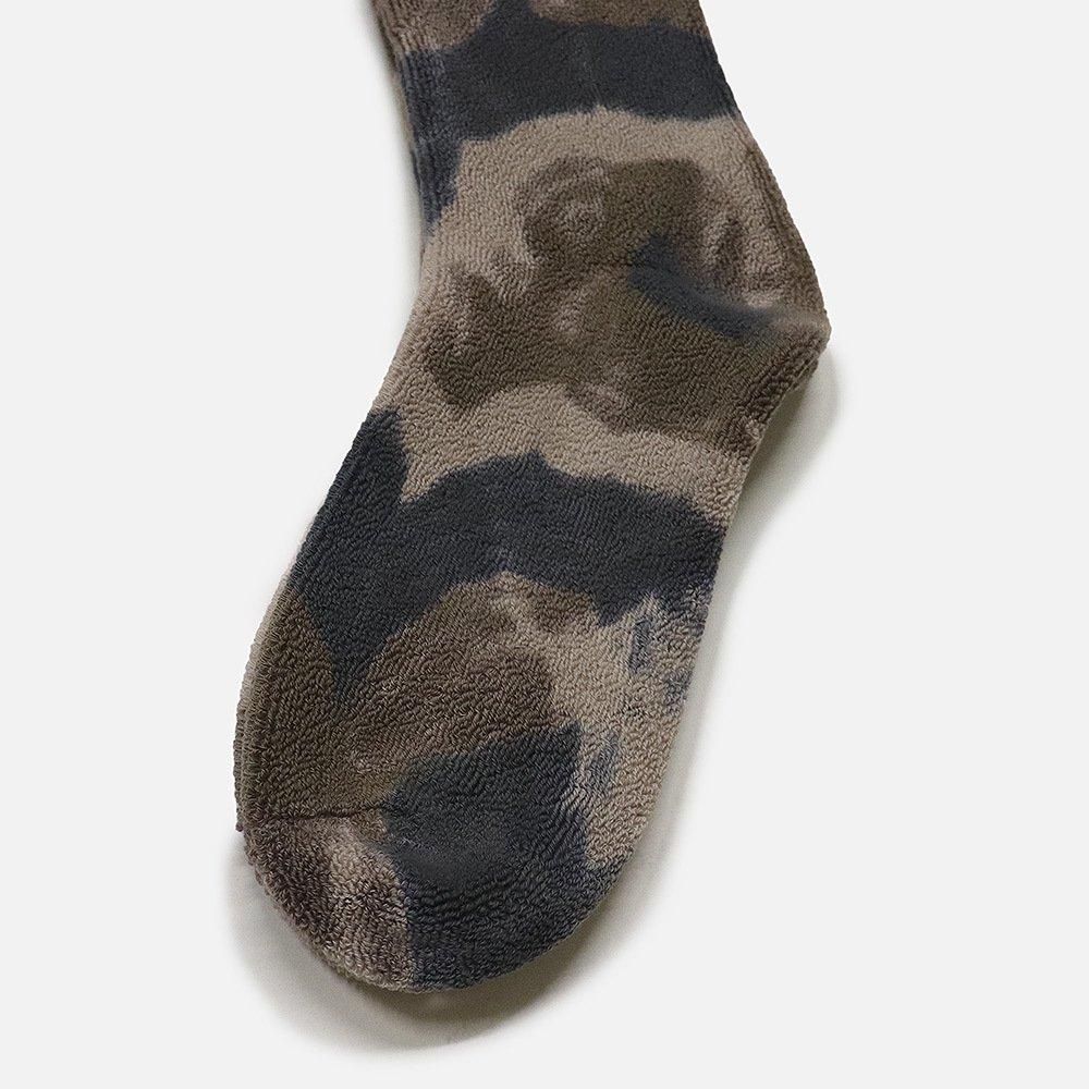 ORIGINAL Charcoalʥꥸʥ 㥳Back Pile D Multi Socks, ORIGINAL Charcoal, Socks, NO.24-22-4-707