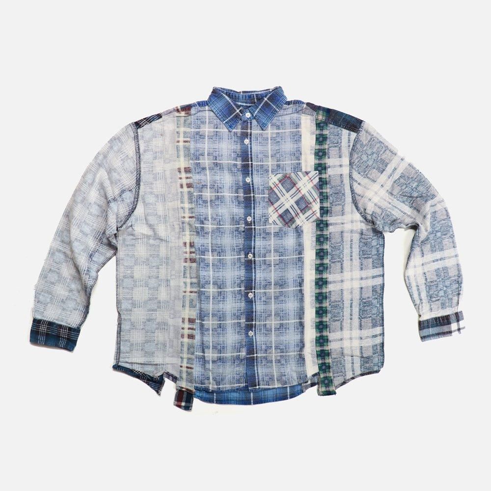 Rebuild by Needlesʥӥ Х ˡɥ륺ˡ7Cuts Flannel ShirtXL-3