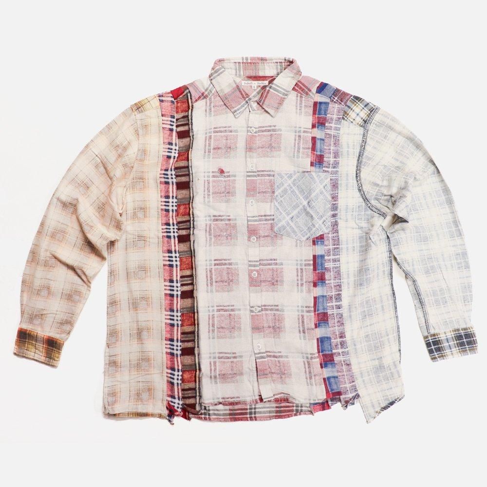 Rebuild by Needlesʥӥ Х ˡɥ륺ˡ7Cuts Flannel ShirtL-5