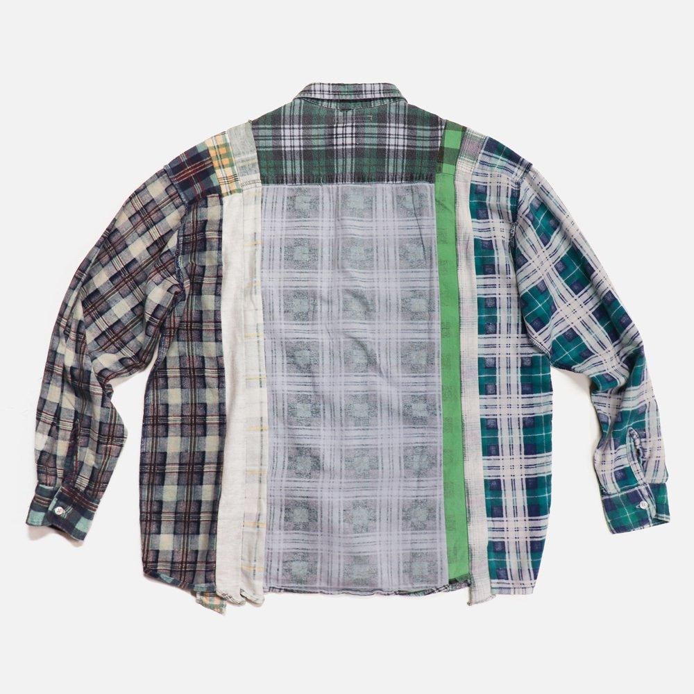 Rebuild by Needlesʥӥ Х ˡɥ륺ˡ7Cuts Flannel ShirtL-1, Needles, Outer, NO.24-03-6-055