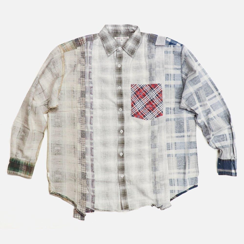 Rebuild by Needlesʥӥ Х ˡɥ륺ˡ7Cuts Flannel ShirtM-1