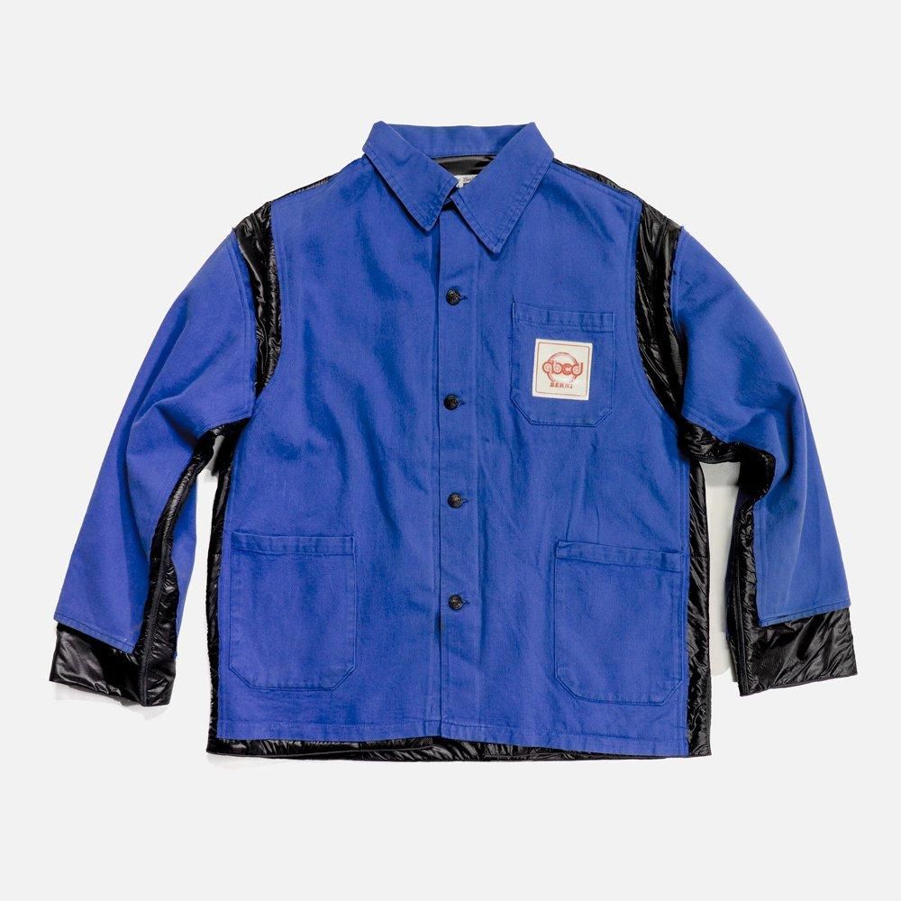 NEEDLES×Charcoal Tokyo トラックジャケット「あお」 Needles（ニードルズ）〉 別注 Velour Track Jacket - Charcoal